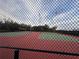 Well-maintained community tennis courts behind a fence, providing a recreational space for residents at 1463 Riverboat Dr, Kissimmee, FL 34744