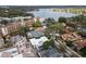 Beautiful aerial view of the property near the water, showcasing its prime location and neighborhood at 229 Alexander Pl, Winter Park, FL 32789