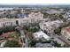Wonderful aerial view of a luxury neighborhood and community amenities near a lake at 229 Alexander Pl, Winter Park, FL 32789