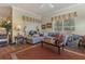 Cozy living room with plush sofa, natural light, and warm decor at 25221 Quail Croft Pl, Leesburg, FL 34748