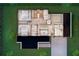 Second story floor plan with bedrooms, bathrooms, and W.I.C, providing a comprehensive layout at 407 Calhoun Pl, Orlando, FL 32801