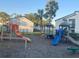 Outdoor playground area offering colorful play structures and surrounded by manicured landscaping at 4419 S Semoran Blvd # 7, Orlando, FL 32822