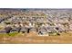 Aerial view of community with similar home styles and solar panels at 455 Eaglecrest Dr, Haines City, FL 33844