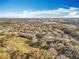 A high aerial view showing a community with beautiful landscaping with trees and ponds at 1121 Magnolia Blossom Ct, Apopka, FL 32712