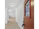 Bright foyer with hardwood floors and a decorative stained-glass front door at 1412 Borg Ln, Winter Springs, FL 32708