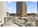 Balcony view featuring a city landscape with parking and green space at 150 E Robinson St # 209, Orlando, FL 32801