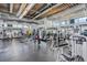 Spacious fitness center equipped with weight machines, free weights, and ample workout space at 150 E Robinson St # 209, Orlando, FL 32801