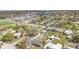 Neighborhood aerial view showing the backyard pool and other homes at 1503 Wisconsin Ave, St Cloud, FL 34769