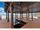 Interior view of a private covered boat dock at 9243 Point Cypress Dr, Orlando, FL 32836