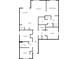 Detailed floor plan showing the layout of the home, including bedrooms, living areas, and bathrooms at 944 Brooklet Dr, Davenport, FL 33837