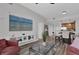 Modern living room with an open layout and beautiful furnishings at 101 S Eola Dr # 509, Orlando, FL 32801