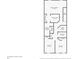 Floor plan featuring two bedrooms, two bathrooms, and primary bedroom with closet at 1270 Falling Star Ln, Orlando, FL 32828