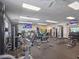 Community gym featuring TVs and various weight and cardio machines at 1270 Falling Star Ln, Orlando, FL 32828