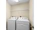 Laundry room with full sized washer and dryer at 1270 Falling Star Ln, Orlando, FL 32828