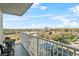 Relax on this balcony with table and chairs, and enjoy the lovely views of the city skyline and blue skies at 13415 Blue Heron Beach Dr # 610, Orlando, FL 32821