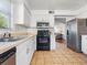 Clean kitchen featuring stainless steel appliances and white cabinets at 2413 Tack Room Ln # 2, Orlando, FL 32812
