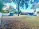 Large backyard with a storage shed and ample space for recreation and landscaping at 2812 Mulford Ave, Winter Park, FL 32789