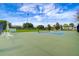 Well-maintained community tennis courts, perfect for recreational play and enjoying an active lifestyle at 3128 Dark Sky Dr, Harmony, FL 34773
