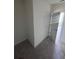 Spacious walk-in closet with carpeting and a convenient electrical panel access at 3352 Cup Dr, Lakeland, FL 33803