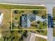 Aerial shot of home featuring lush landscaping, and a large, bright yard at 401 Cart Ct, Kissimmee, FL 34759