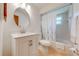Bathroom featuring a modern vanity, tub and shower combination, and tile floor at 401 Cart Ct, Kissimmee, FL 34759