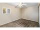 Bedroom with neutral carpet, ceiling fan, and window with natural light at 4117 Fairview Vista Pt # 206, Orlando, FL 32804