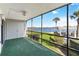 Screened patio offering stunning views of the water at 4117 Fairview Vista Pt # 206, Orlando, FL 32804