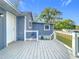 Back deck with railings and stairs at 4502 Florence St, Apopka, FL 32712