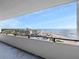 Expansive balcony view overlooking the beach and coastline on a clear day at 901 S Atlantic Ave # 5, Ormond Beach, FL 32176