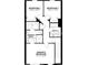 Second-floor floorplan including bedrooms, bathrooms and owner's suite layout at 9338 Bolshoi Aly, Winter Garden, FL 34787