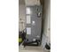 Close-up of a Allied brand HVAC system, including an energy guide and system diagram at 136 Mcleods Way, Winter Springs, FL 32708