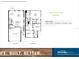 Floor plan for the Oakville T156 model, featuring 3 beds, 2 baths, and a 2-car garage in 1566 sqft at 2052 Milkweed St, Ocoee, FL 34761