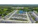 Aerial view of the neighborhood, showing houses, lakes and conservation area at 2714 Forestdale St, St Cloud, FL 34771