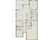 Detailed floor plan showcasing the layout of this spacious home including the gathering room and owner's suite at 2765 Redblush Ter, St Cloud, FL 34772