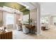 Open-concept office space featuring recessed lighting and elegant chandelier, perfect for work or study at 2765 Redblush Ter, St Cloud, FL 34772
