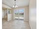 Bright dining area with sliding glass doors that lead to a patio at 2801 W Covington Dr, Deltona, FL 32738