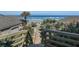 Scenic view from stairs, of beach houses with private beach access at 4325 S Atlantic Ave # C10, New Smyrna Beach, FL 32169