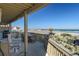 Spacious deck with outdoor seating, dining, and stunning ocean views at 4325 S Atlantic Ave # C10, New Smyrna Beach, FL 32169