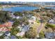 Aerial view of homes in the area highlighting proximity to parks, lakes, and commercial areas at 501 Sheridan Blvd, Orlando, FL 32804