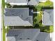 Overhead shot of neighborhood homes showcasing roof lines and landscaped yards, creating an appealing community feel at 8852 Sperry St, Orlando, FL 32827