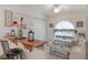 Charming breakfast nook with a built-in bench and a cozy atmosphere at 130 Bloomingdale Dr, Davenport, FL 33897