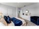 Inviting bedroom with blue accents and plush bedding, offering a cozy and serene atmosphere at 1815 Waggoner St, Kissimmee, FL 34744