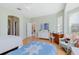 Bedroom with hardwood floors and a bay window at 325 Bellingrath Terrace, Deland, FL 32724