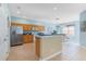 Modern kitchen featuring stainless steel appliances and ample cabinet space at 325 Bellingrath Terrace, Deland, FL 32724