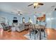 Spacious living room with seamless flow to the kitchen, perfect for entertaining at 466 Ashley Brooke Ct # C, Apopka, FL 32712