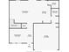 Layout of the lower level of the home featuring a large living room, a kitchen, and a Gathering room at 16413 Bloom Ct, Groveland, FL 34736