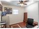 Bright office space with hardwood floors and a functional workspace at 290 Thomas Dr, Casselberry, FL 32707