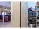 Organized pantry featuring wire shelving and a variety of food items at 290 Thomas Dr, Casselberry, FL 32707