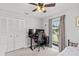 Bright bedroom with a window and large closet provides a comfortable and inviting space to unwind at 3117 Lake Mar Ln, Orlando, FL 32806