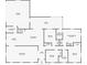Detailed floor plan showcasing the layout of the home, including dimensions of rooms and closets at 3117 Lake Mar Ln, Orlando, FL 32806